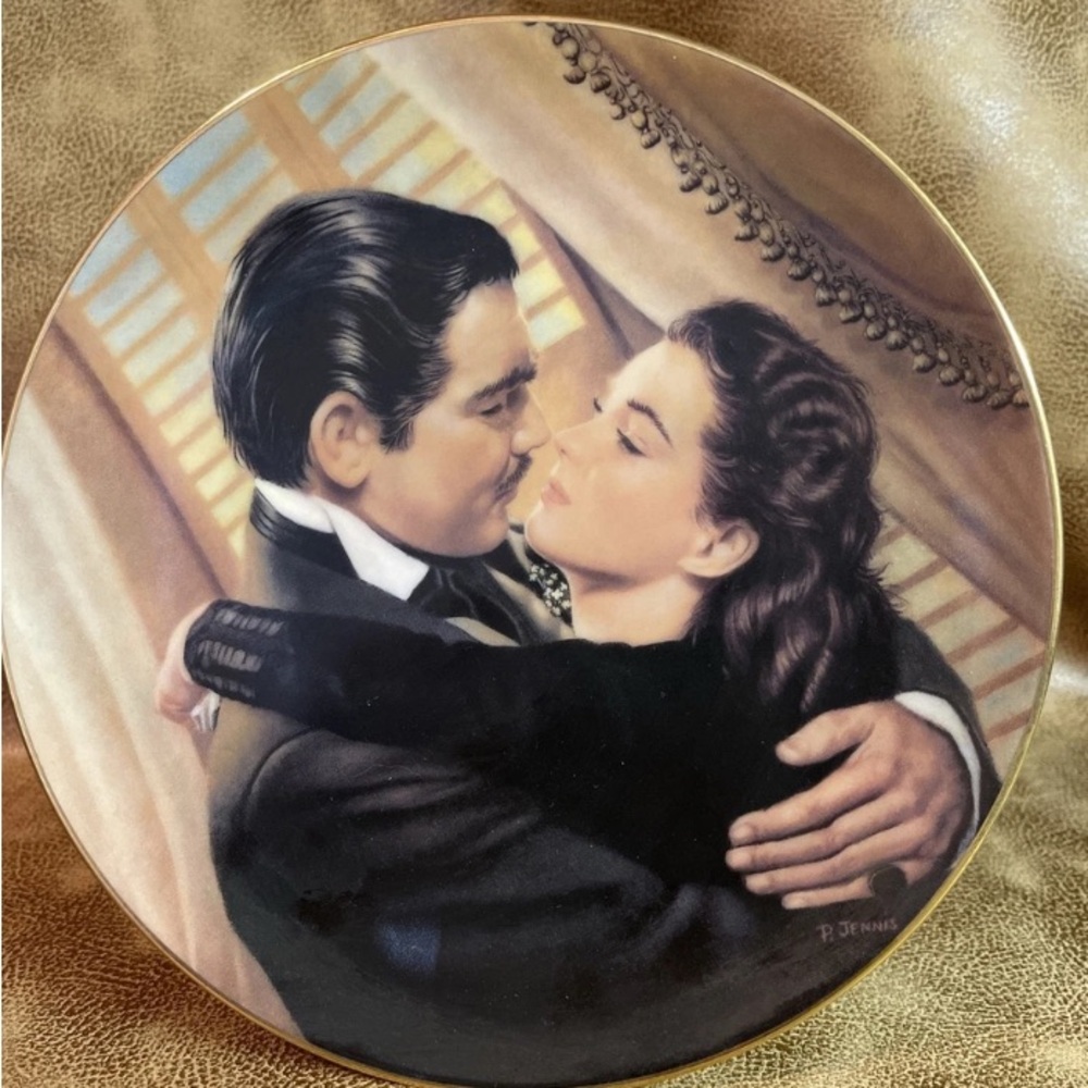 Gone with the Wind Marry Me Scarlett - W.L.  George 8 1/2 inch Plate